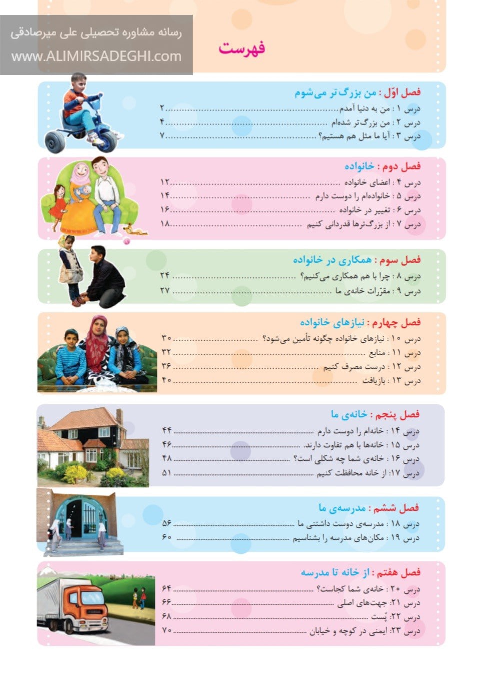 خواندن صحیح مطالعات اجتماعی سوم ابتدایی