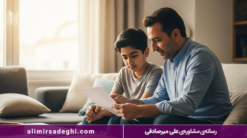 تاثیر والدین در تعیین رشته دبیرستان