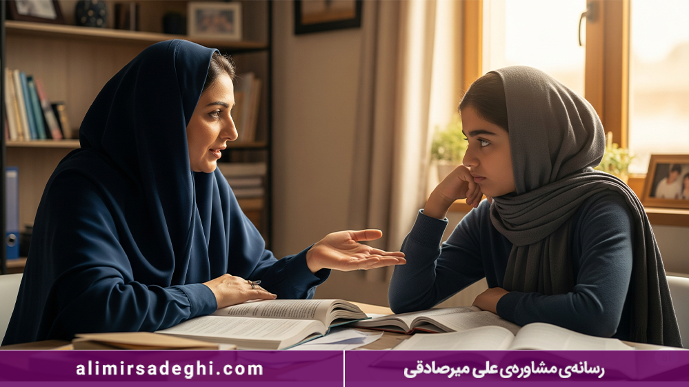 تاثیر والدین درانتخاب رشته دبیرستان